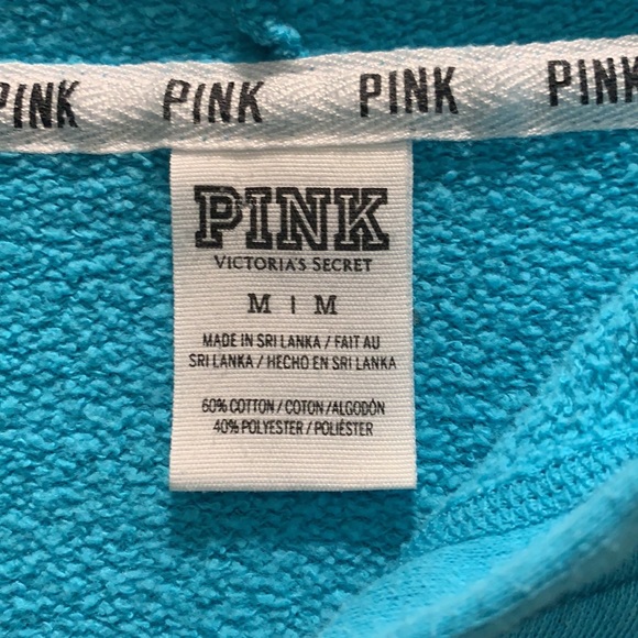 PINK VICTORIA’S SECRET SIZE M ZIPPERED JACKET - Picture 4 of 6